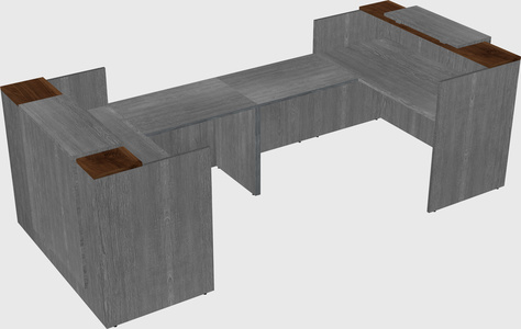 Reception desk u-shape