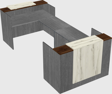 Reception desk u-shape
