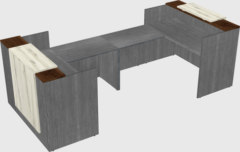 Reception desk u-shape