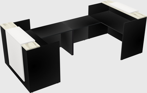 Reception desk u-shape