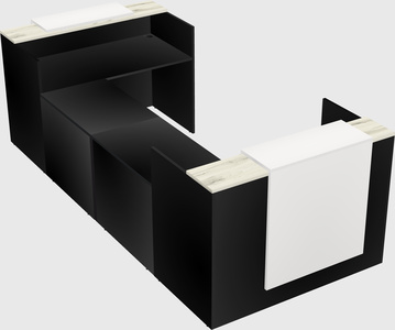 Reception desk u-shape