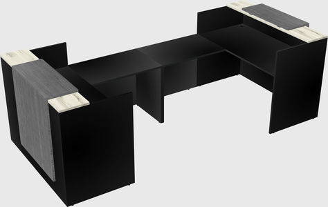 Reception desk u-shape