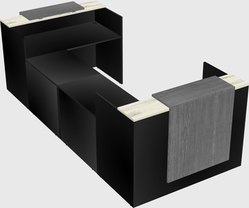 Reception desk u-shape