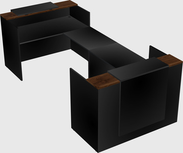 Reception desk u-shape