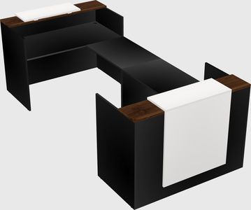 Reception desk u-shape