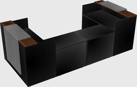 Reception desk u-shape