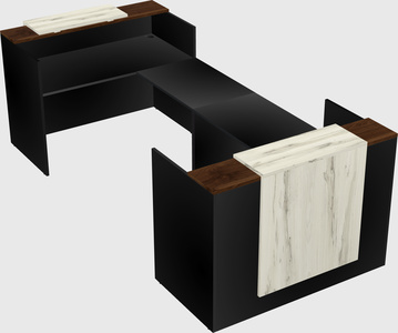 Reception desk u-shape