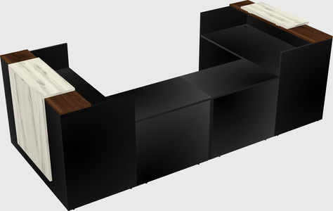 Reception desk u-shape