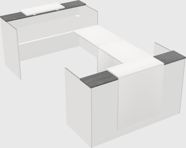 Reception desk u-shape