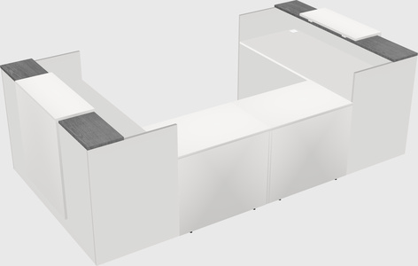 Reception desk u-shape