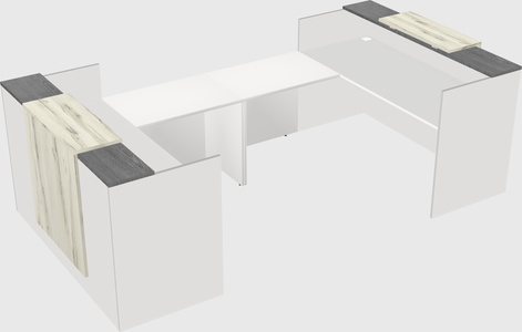 Reception desk u-shape