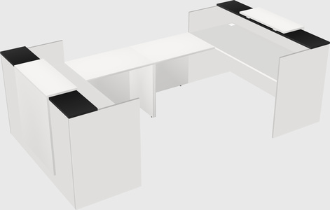 Reception desk u-shape