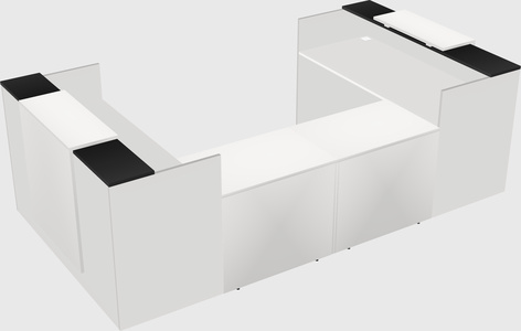 Reception desk u-shape