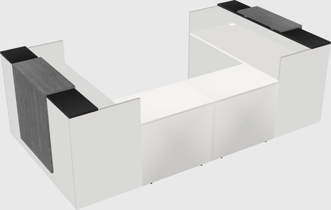 Reception desk u-shape