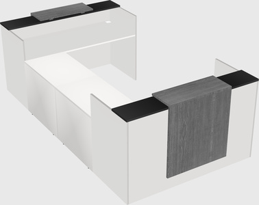 Reception desk u-shape