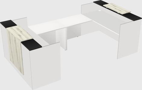 Reception desk u-shape