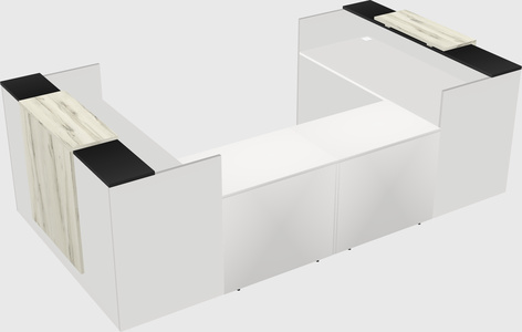 Reception desk u-shape