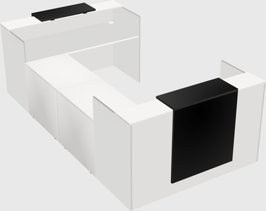 Reception desk u-shape