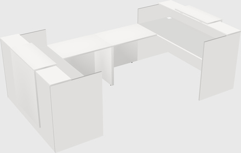 Reception desk u-shape