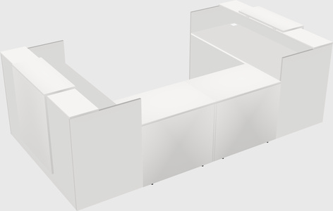 Reception desk u-shape