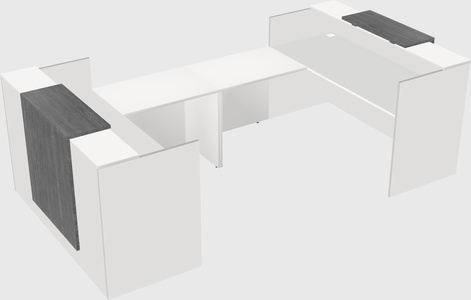 Reception desk u-shape