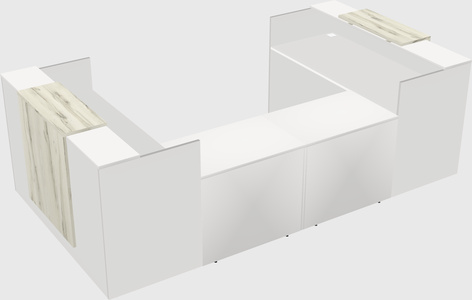 Reception desk u-shape