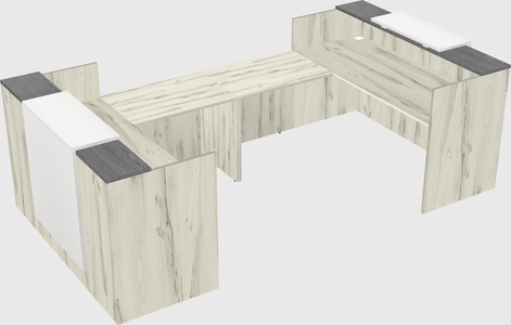 Reception desk u-shape