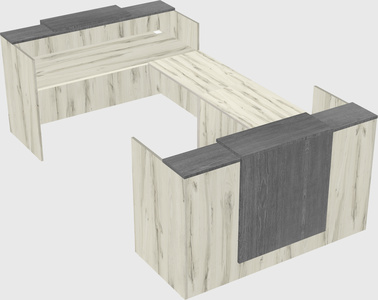 Reception desk u-shape