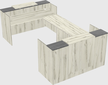 Reception desk u-shape