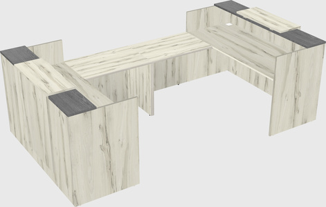 Reception desk u-shape