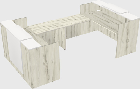 Reception desk u-shape
