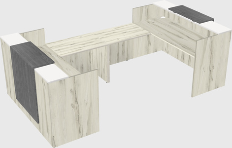 Reception desk u-shape