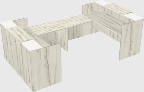 Reception desk u-shape