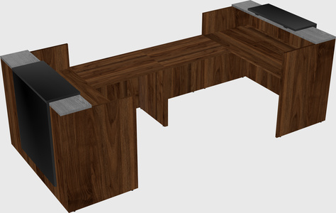 Reception desk u-shape