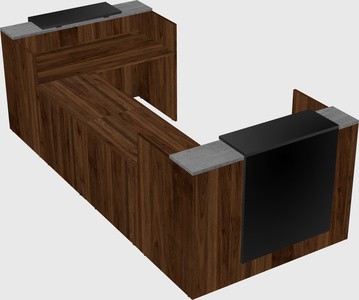 Reception desk u-shape