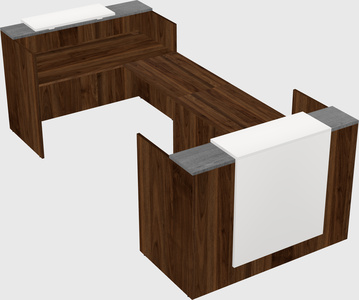 Reception desk u-shape