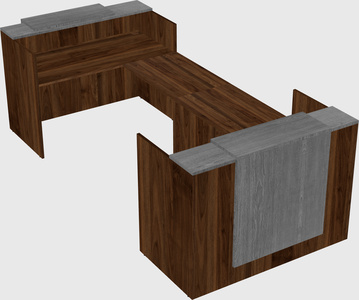 Reception desk u-shape