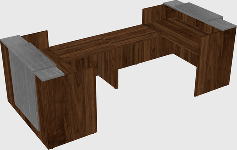 Reception desk u-shape