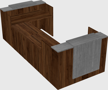 Reception desk u-shape