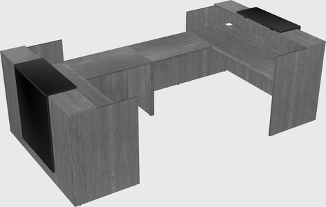 Reception desk u-shape