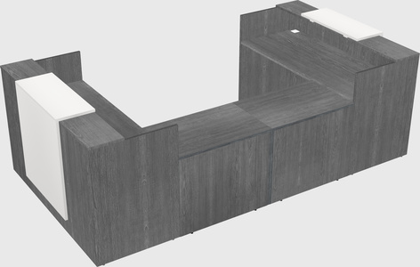 Reception desk u-shape