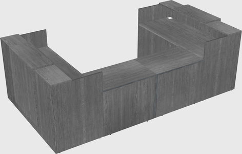 Reception desk u-shape