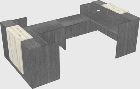 Reception desk u-shape