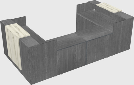 Reception desk u-shape
