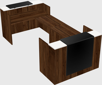 Reception desk u-shape