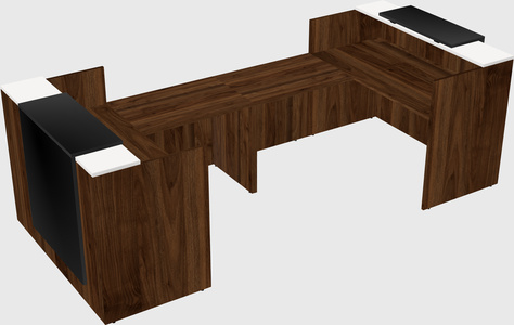 Reception desk u-shape