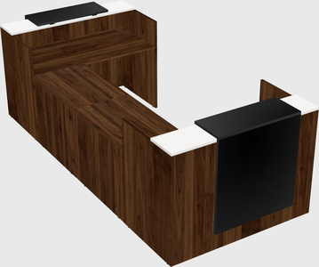 Reception desk u-shape
