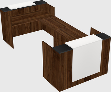 Reception desk u-shape