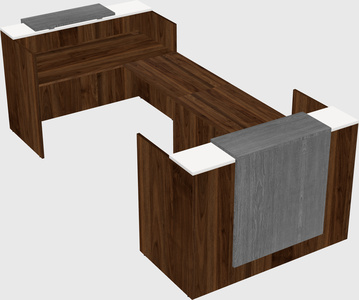 Reception desk u-shape