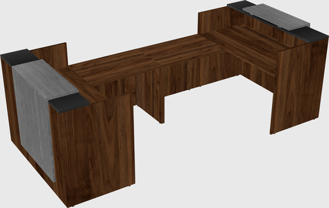 Reception desk u-shape